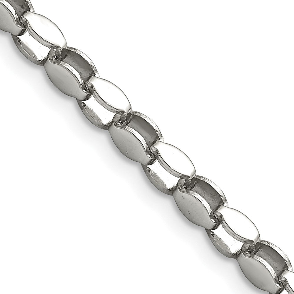 Stainless Steel Polished Fancy Link 18in Chain
