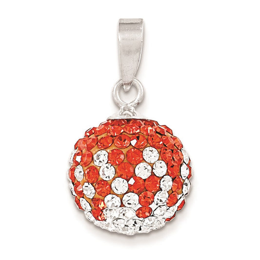 Sterling Silver Crystal Ball Pendant