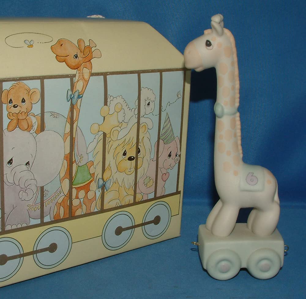 Precious Moments Figurine: 15997 Keep Looking Up (5.5") Birthday Train - Age 6