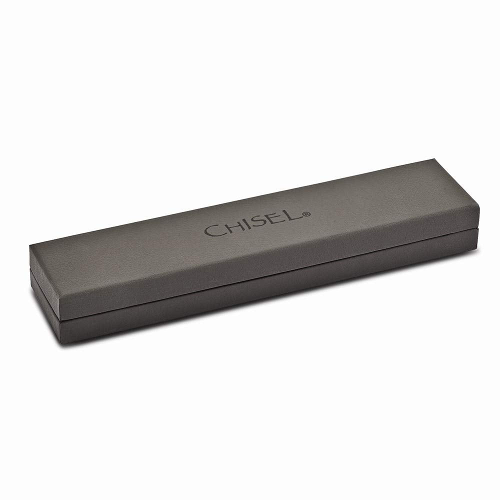 Stainless Steel ID Plate 8.5in Polished Bracelet