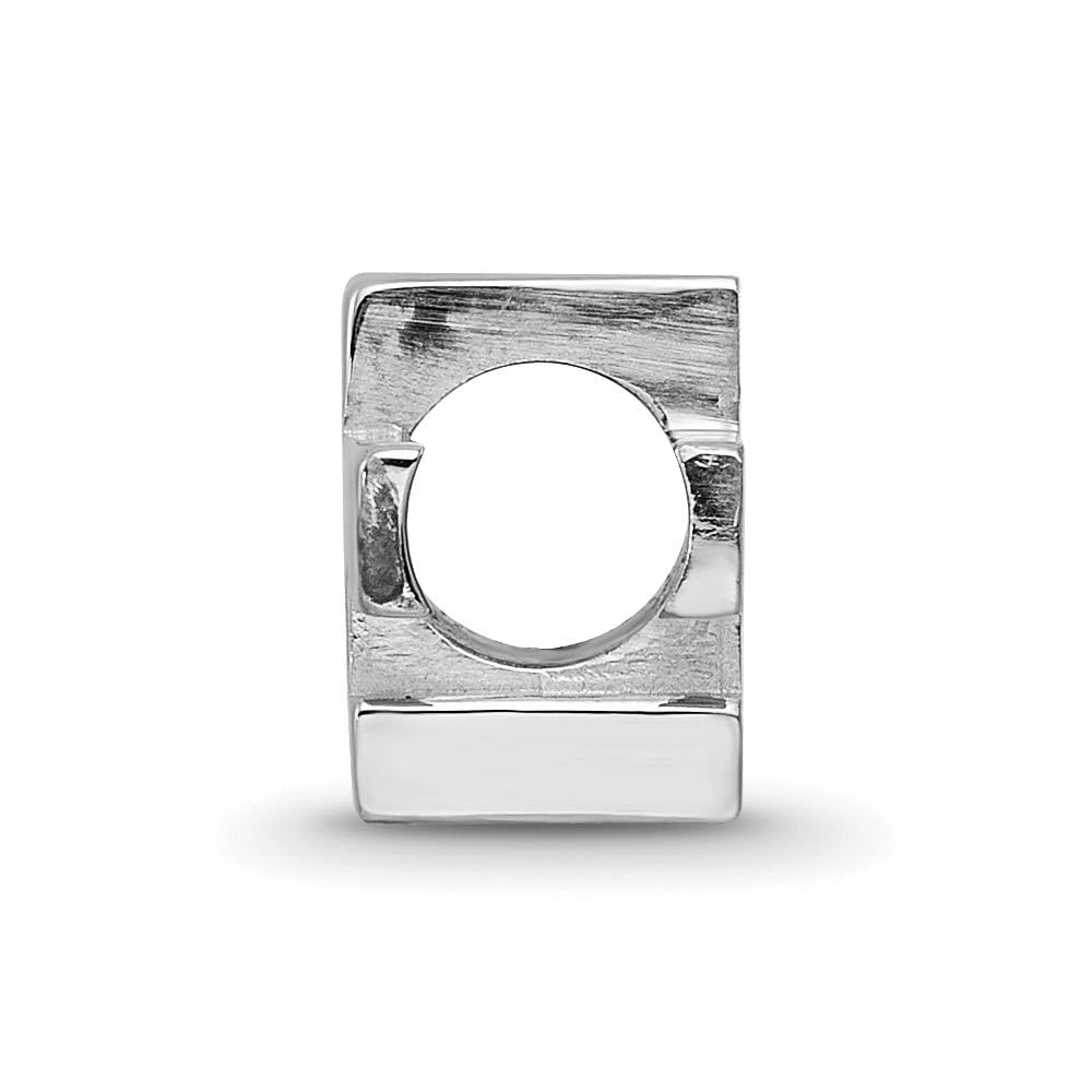 LogoArt SS500GT Sterling Silver Georgia Institute of Technology Enamel Logo Bead Charm