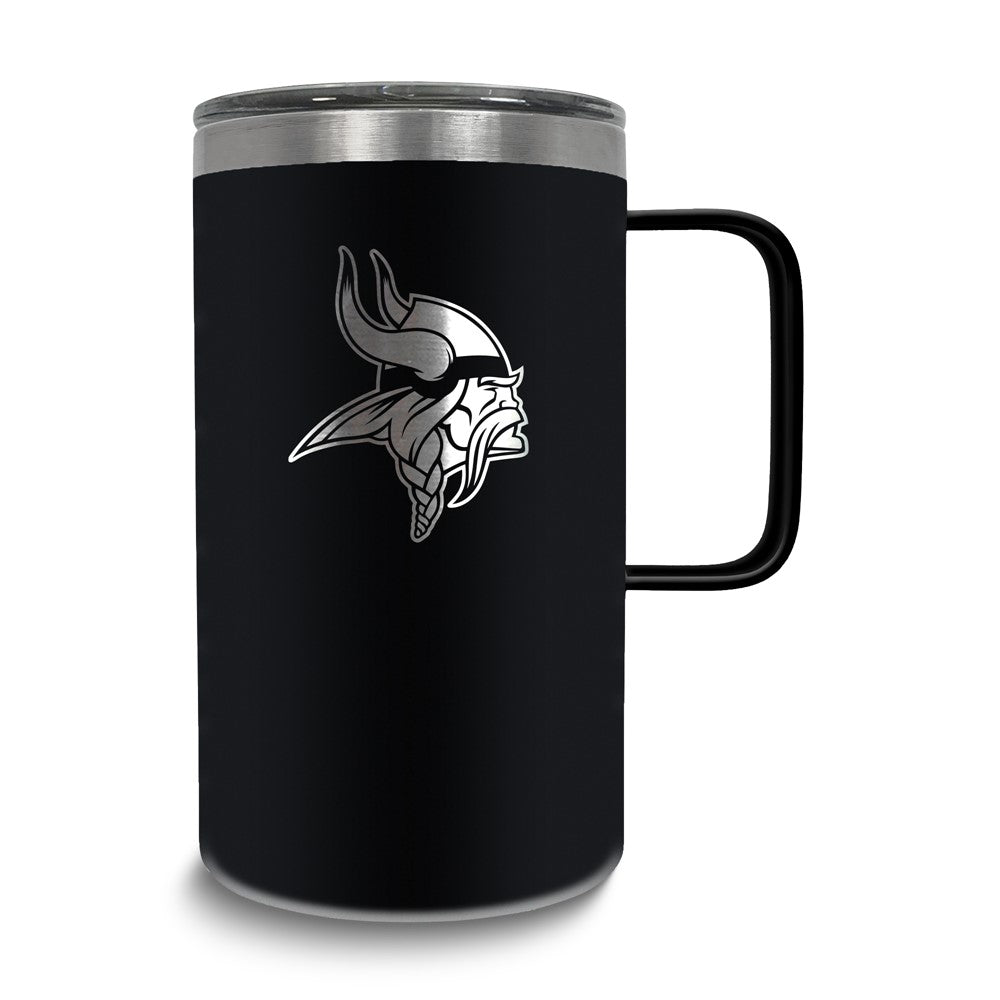 NFL Minnesota Vikings Stainless Steel 18 oz. Hustle Mug with Lid