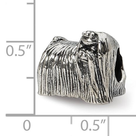 Sterling Silver Reflections Maltese Dog Bead