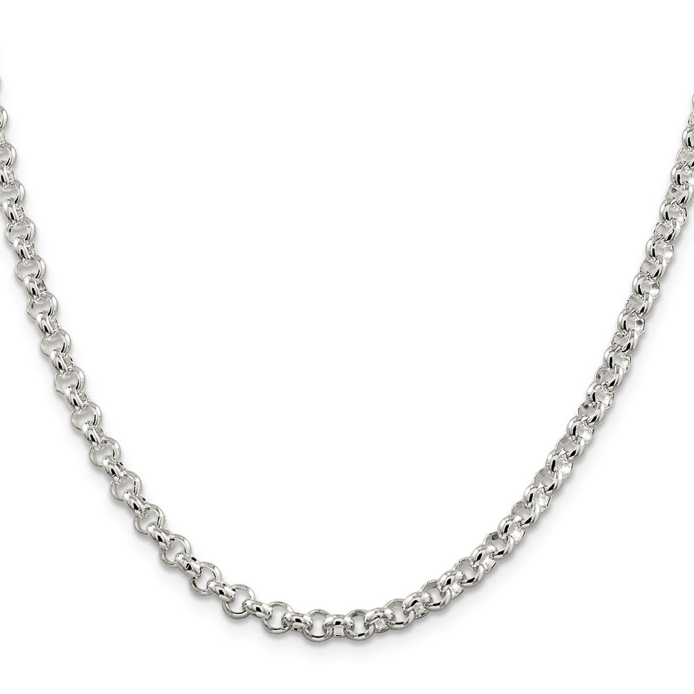 Sterling Silver 4.6mm Rolo Chain 36 Inches