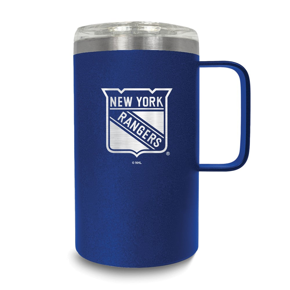 NHL New York Rangers Stainless Steel 18 oz. Hustle Mug with Lid