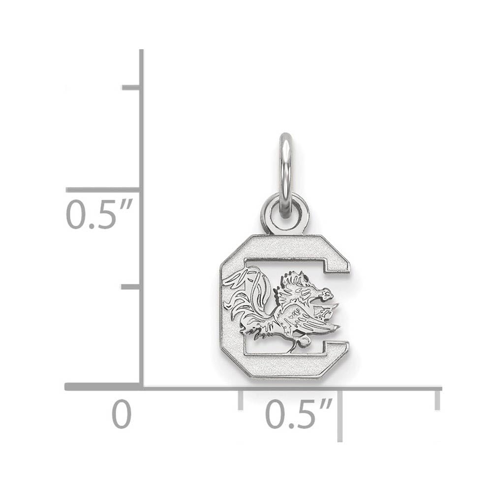 Women's South Carolina Gamecocks Sterling Silver XS Pendant