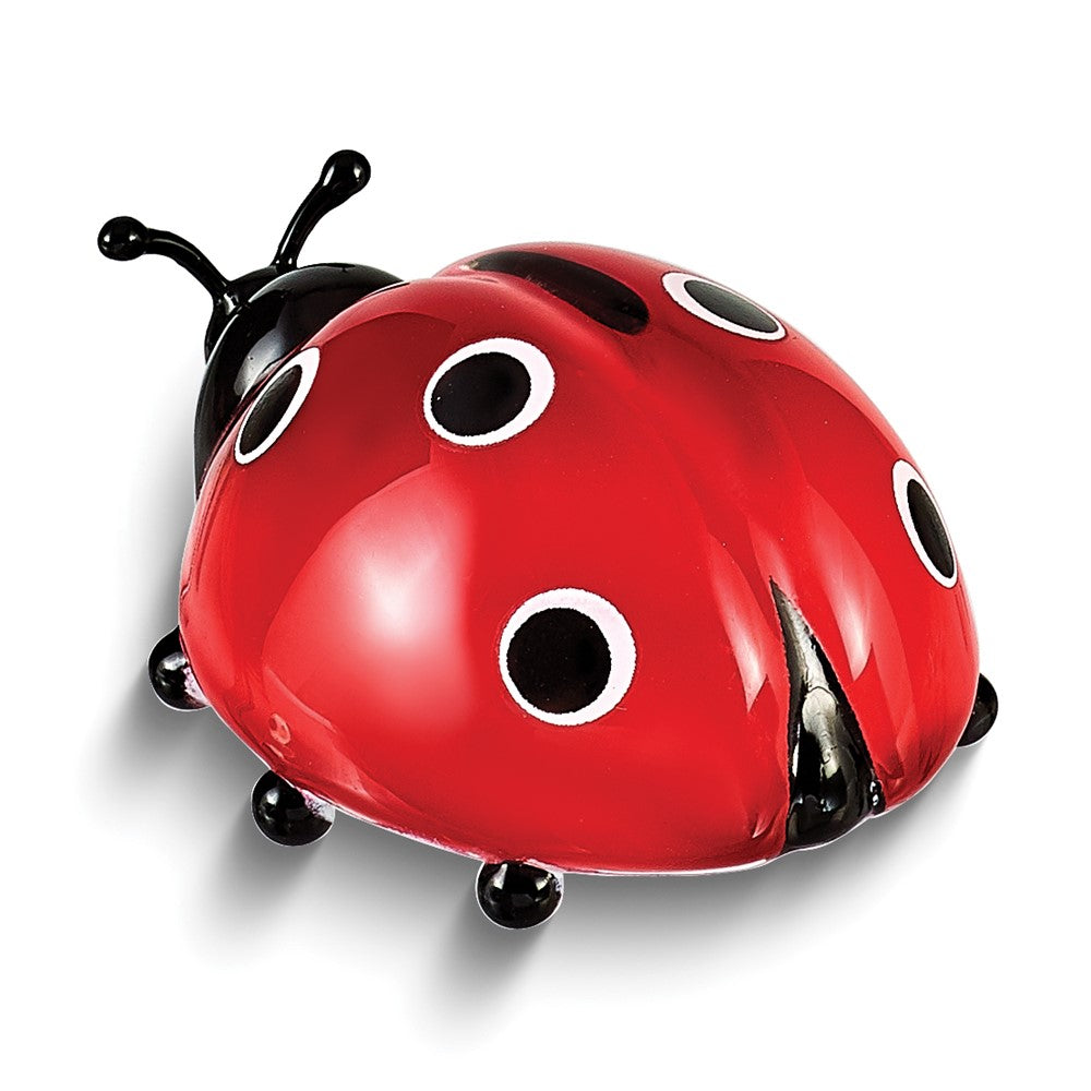 Glass Baron Lady Bug Figurine