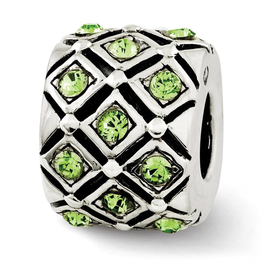 Sterling Silver Reflections August Preciosa Crystal Bead