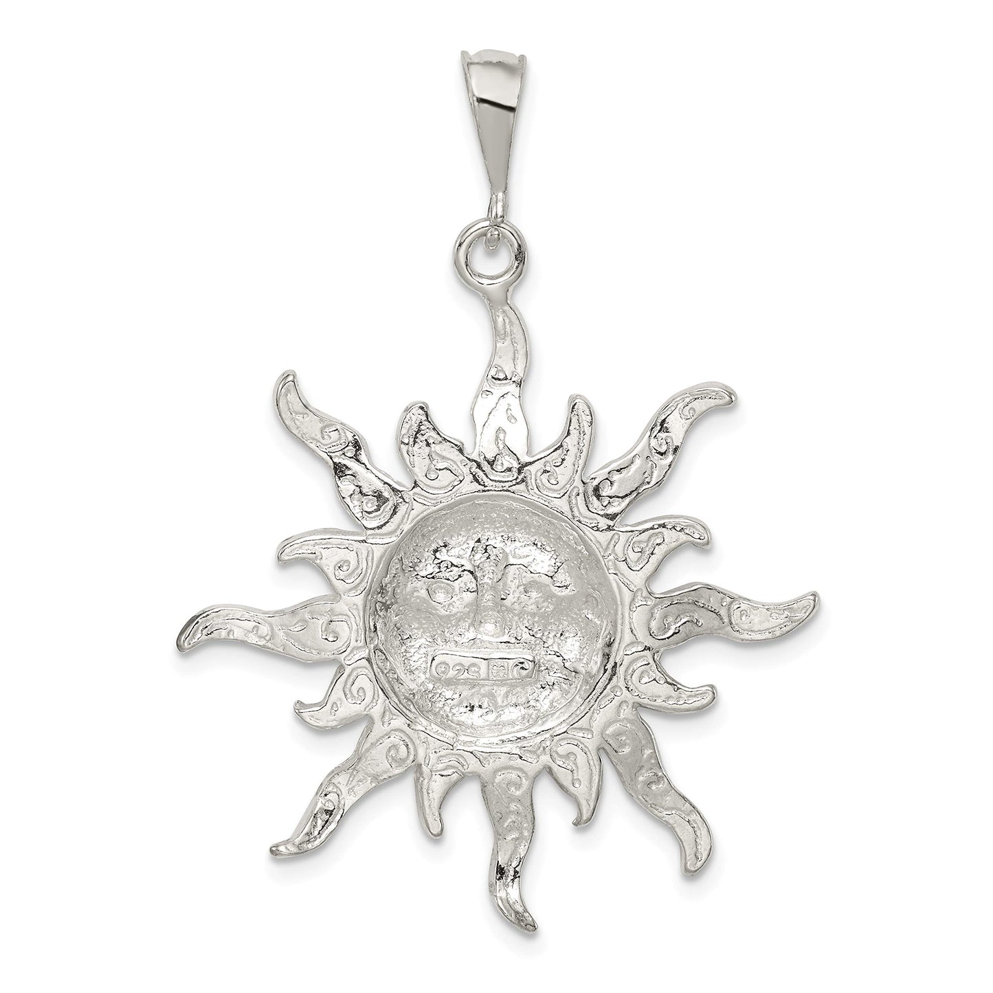 Sterling Silver Sun Pendant