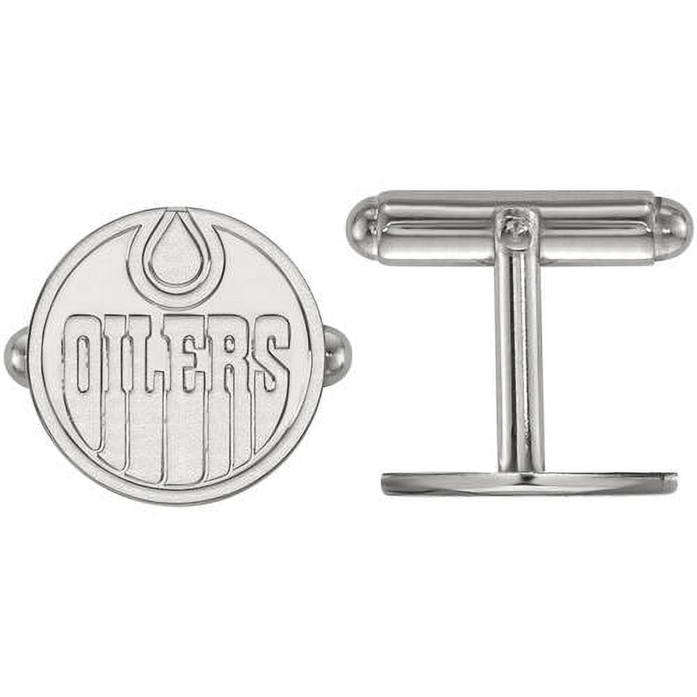 NHL Edmonton Oilers Sterling Silver Cuff Links