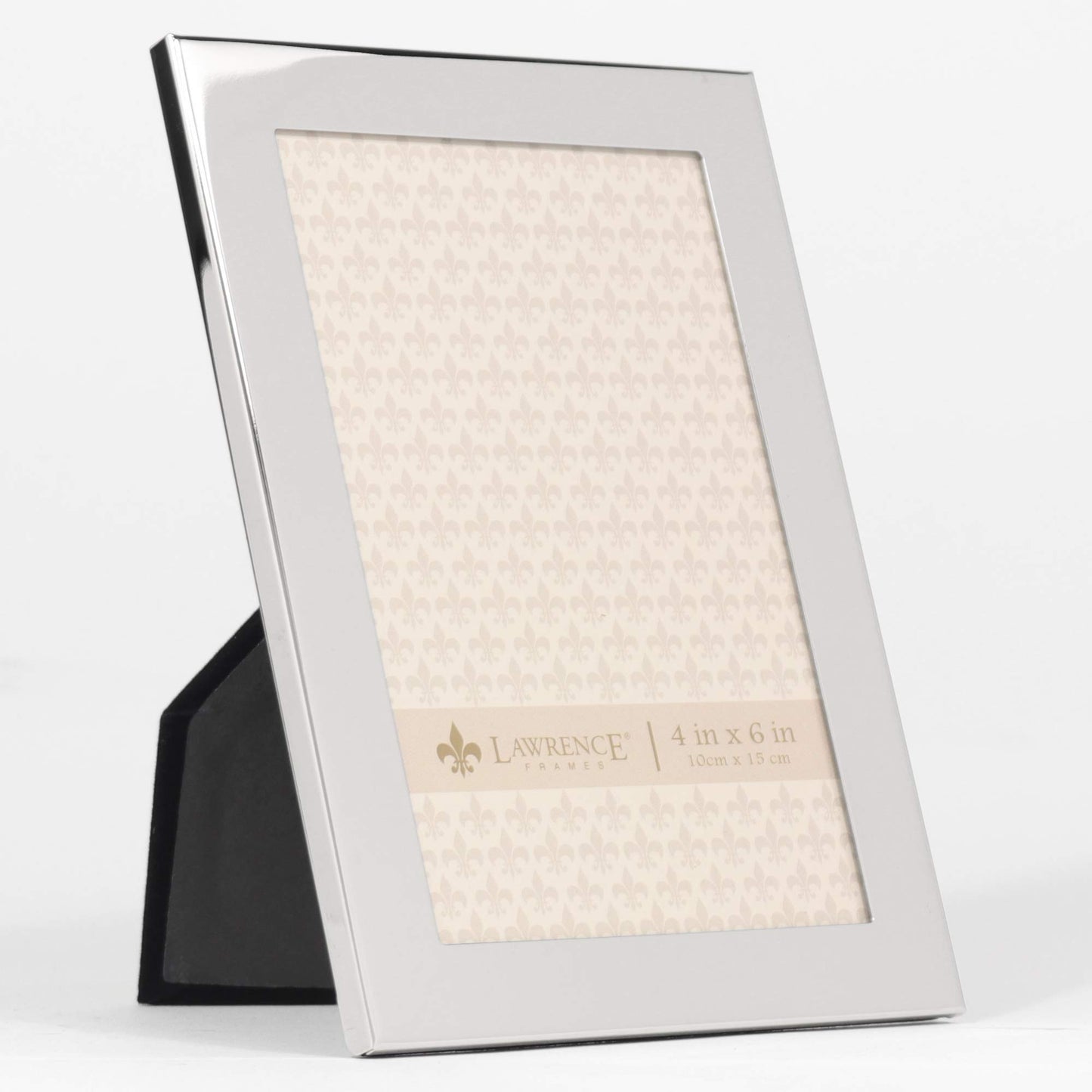 Lawrence Frames 4x6 Flat Silver Metal Picture Frame