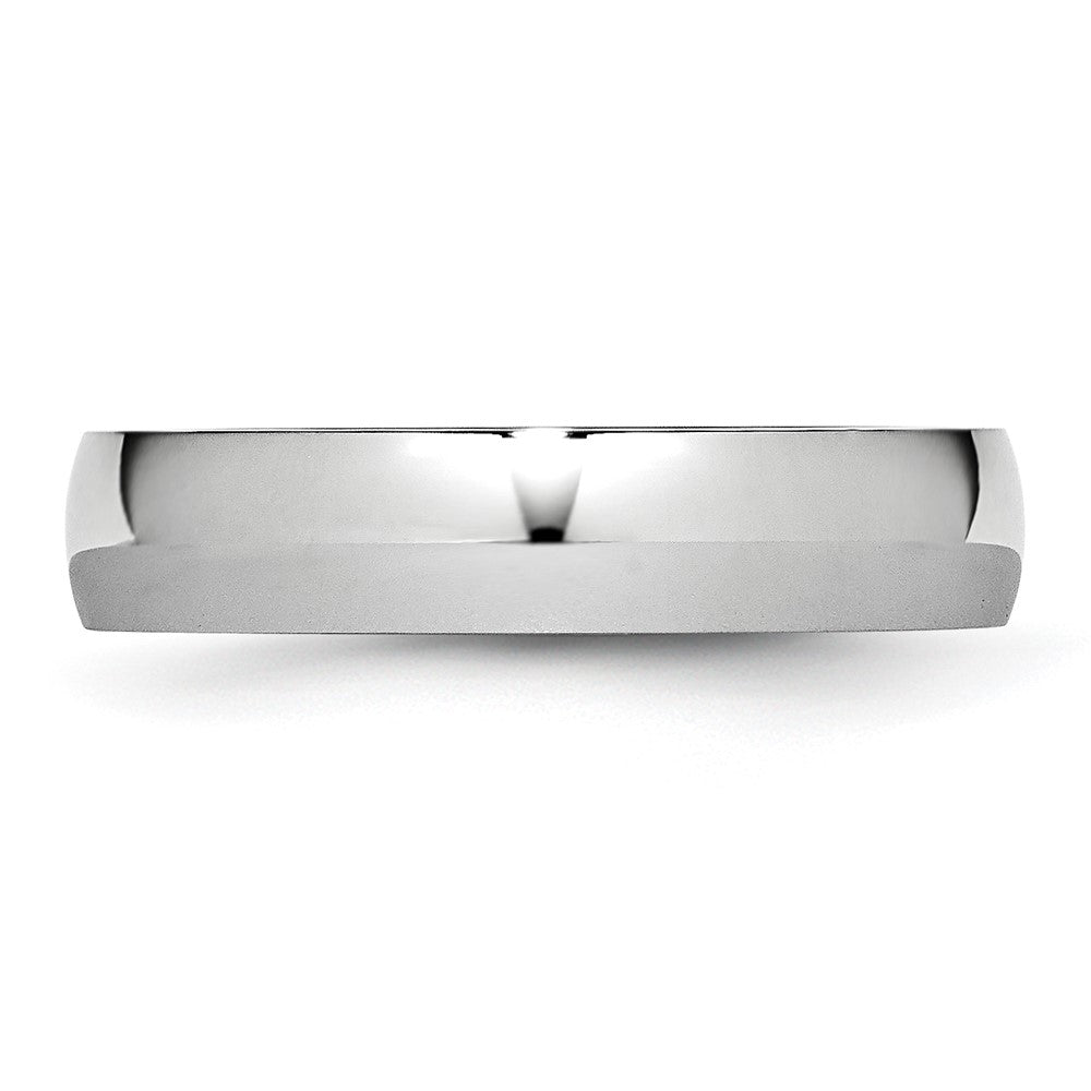 Cobalt Polished 5mm Half Round Band Size - 10.5