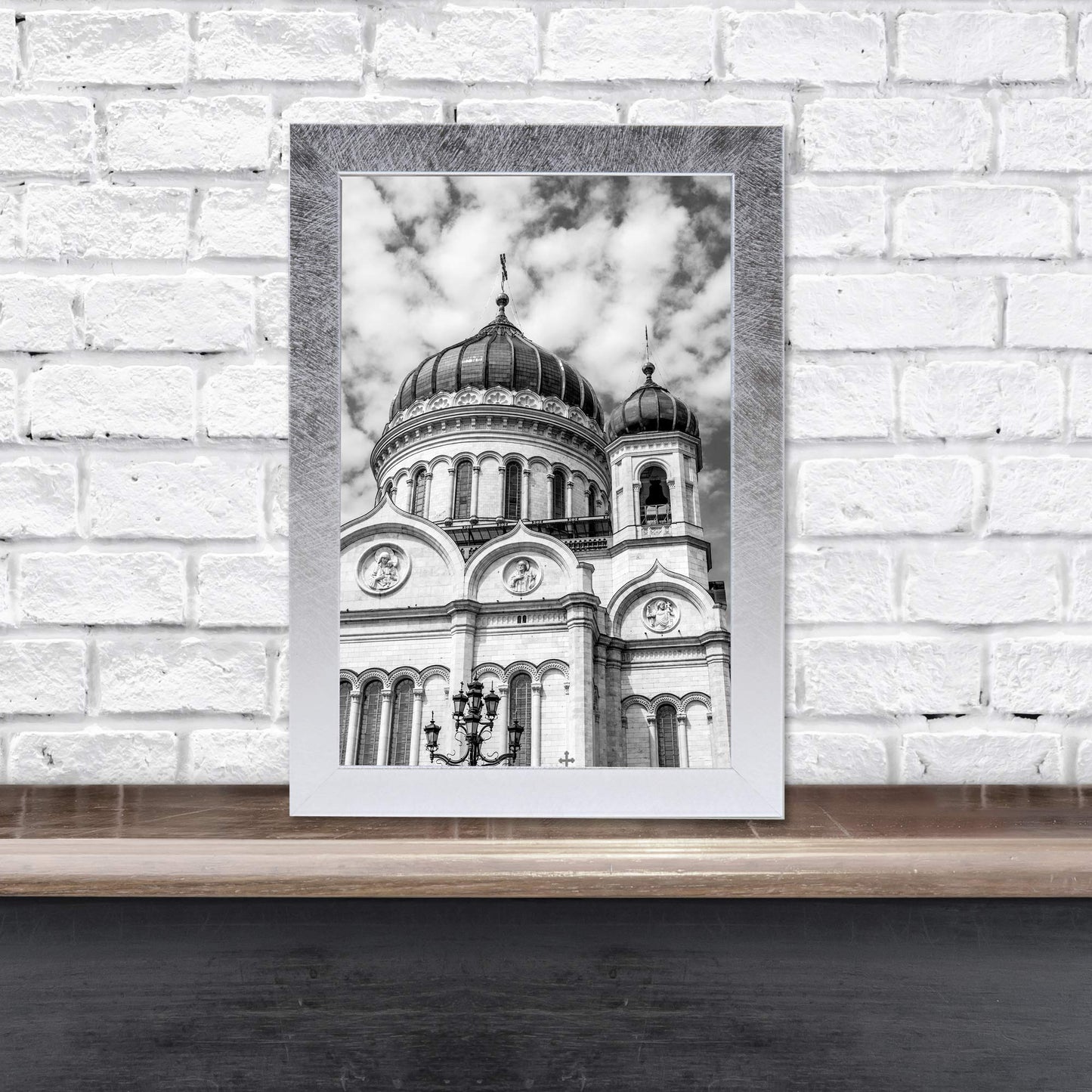 4x6 Burnished Silver Picture Frame - Chloe Collection