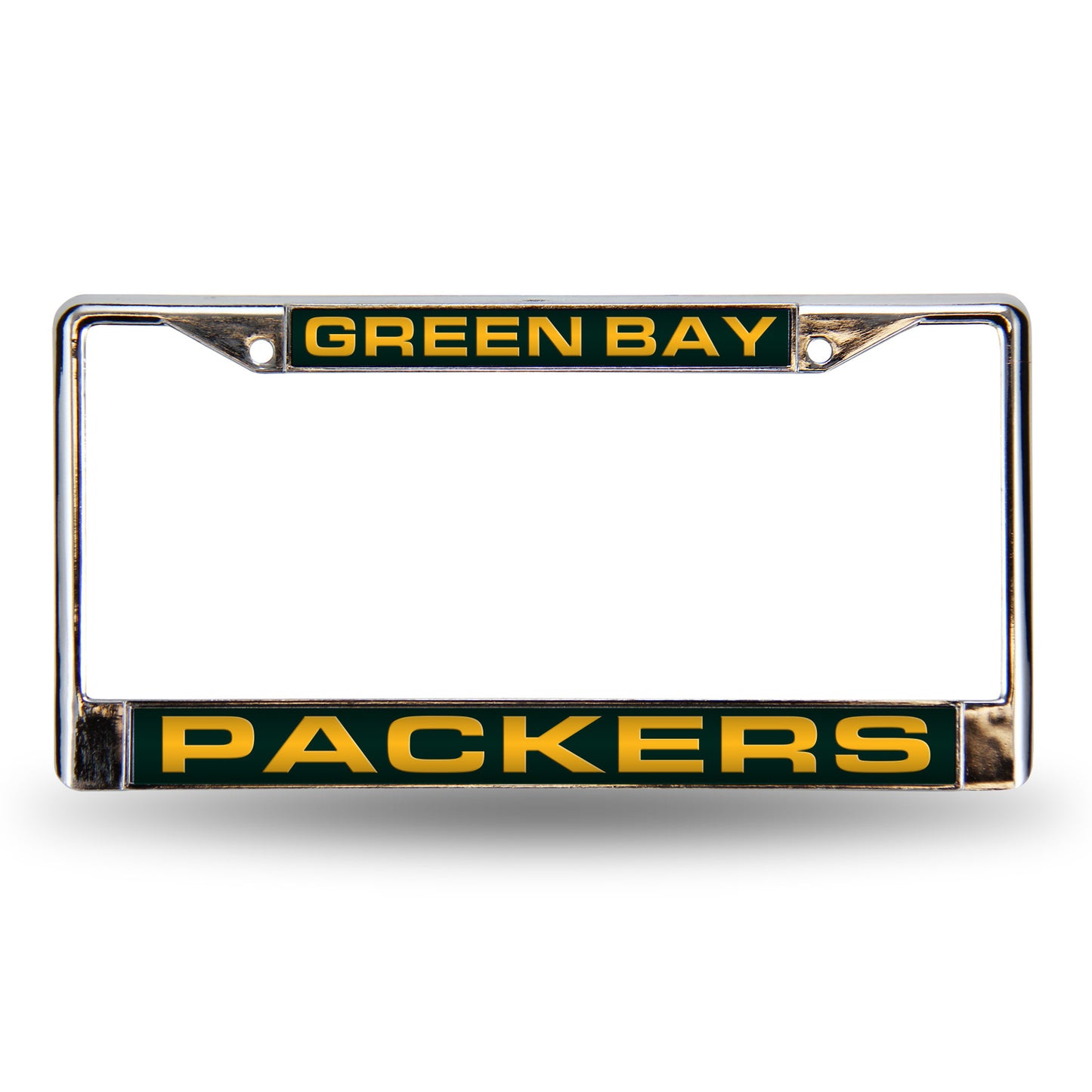 Rico Green Bay Packers Laser Chrome 12 x 6 License Plate Frame