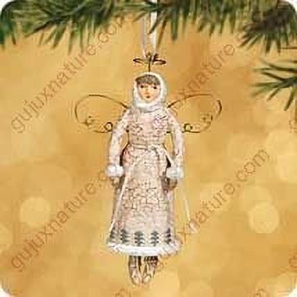 2002 Hallmark Ornament Winter Angel Memories Of Christmas