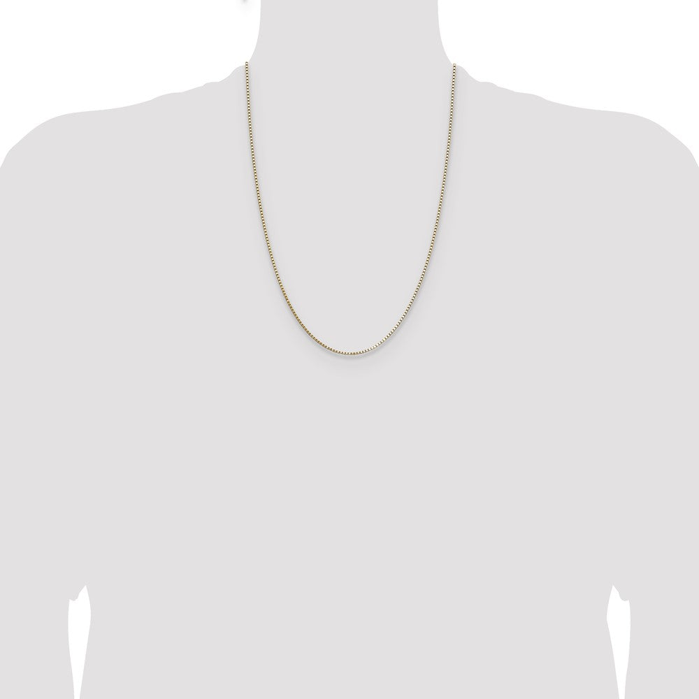 14K 1.10mm Box Chain