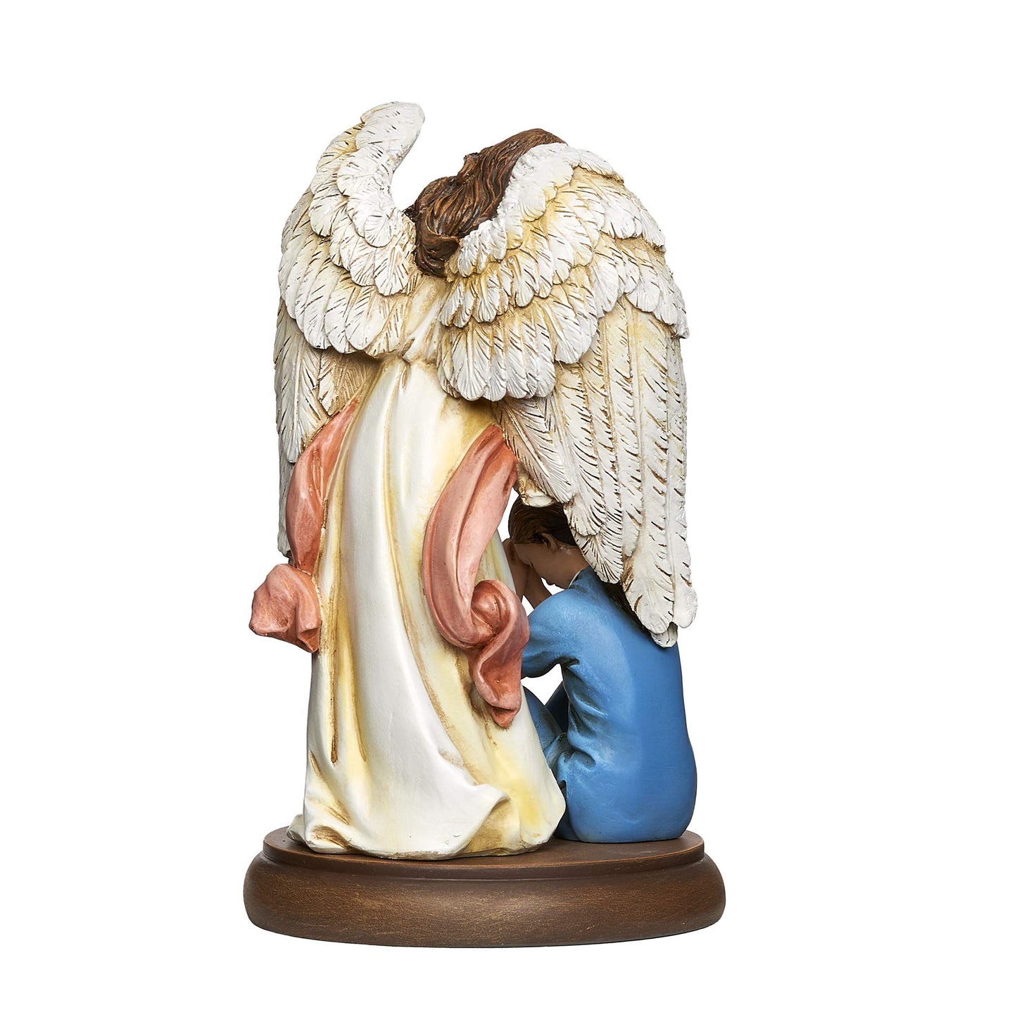 Joseph's Studio by Roman - Guardian Angel with Female Healthcare Worker Figure, Religious Gifts Collection, 7.25" H, Resin and Stone, Decoration, Collection, Durable, Long Lasting, Highly Detailed