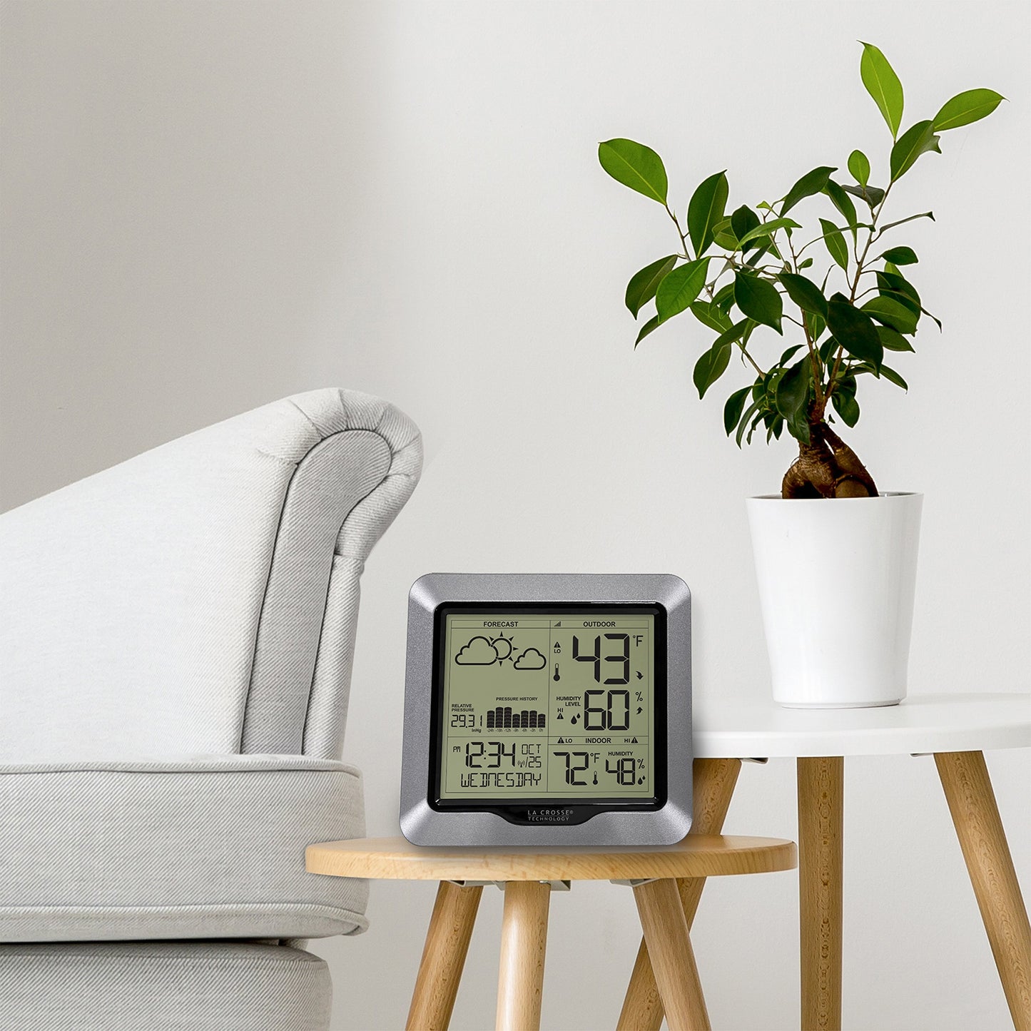 La Crosse Technology Wireless Digital Forecast Station with Pressure History, 308-1417
