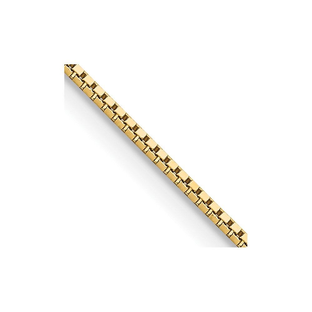 10k .95mm Box Chain Yellow Gold