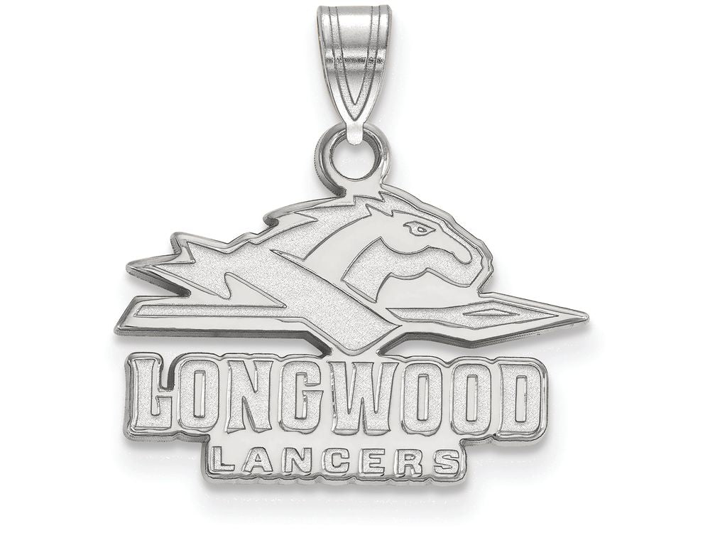Sterling Silver Official Licensed Collegiate Longwood University (LU) Small Pendant