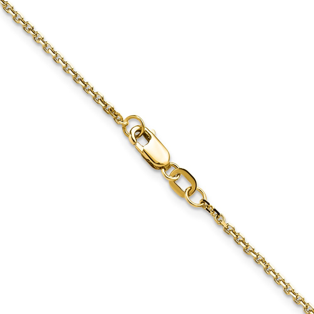 14K 1.45mm D/C Round Cable Chain