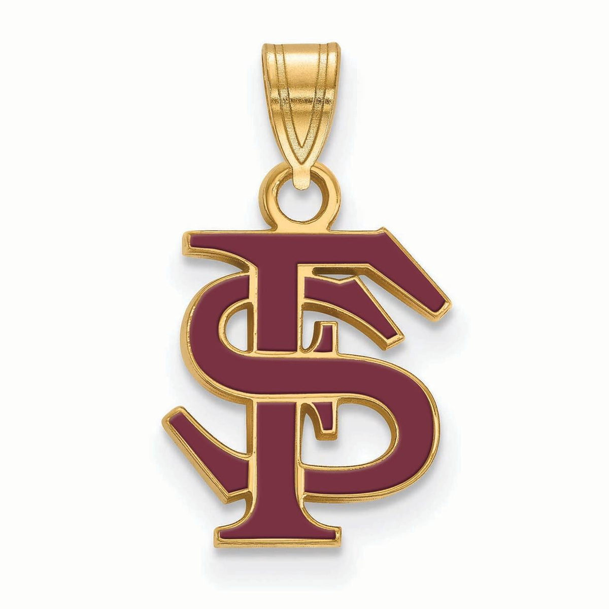 Women's Florida State Seminoles Gold Plated Small Enamel Pendant