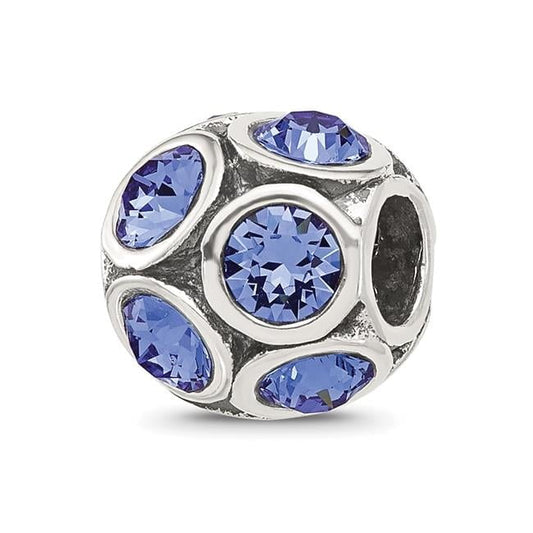 Sterling Silver Reflections September Preciosa Crystal Bead