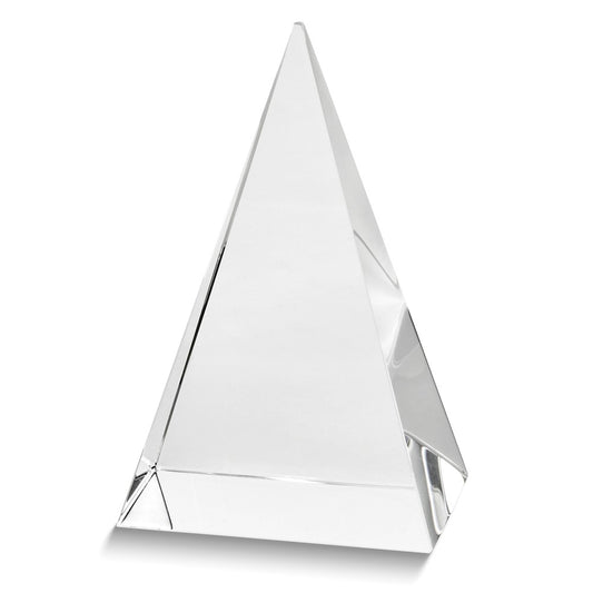 Small Crystal 7.5in Pyramid Trophy/Award