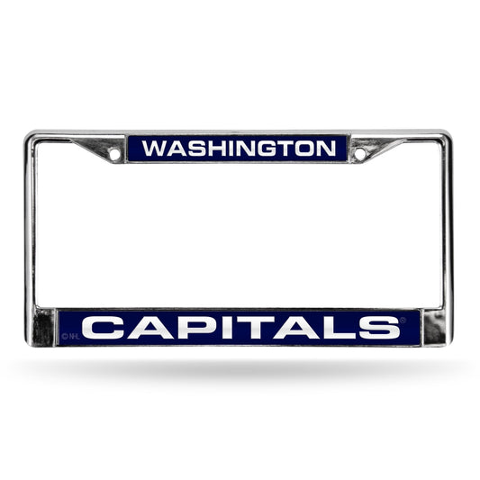 Washington Hockey Capital's Chrome Metal Laser Cut License Plate Frame
