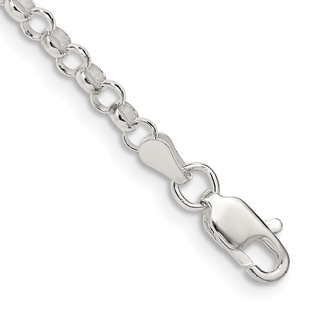 Sterling Silver 3.5mm Rolo Chain 7 inches