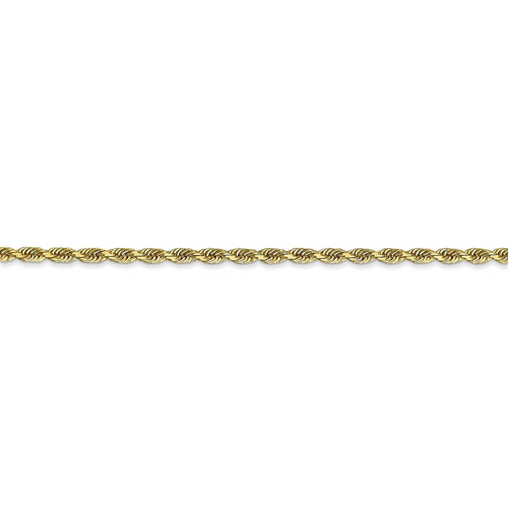 10k 2.25mm D/C Quadruple Rope Chain Anklet