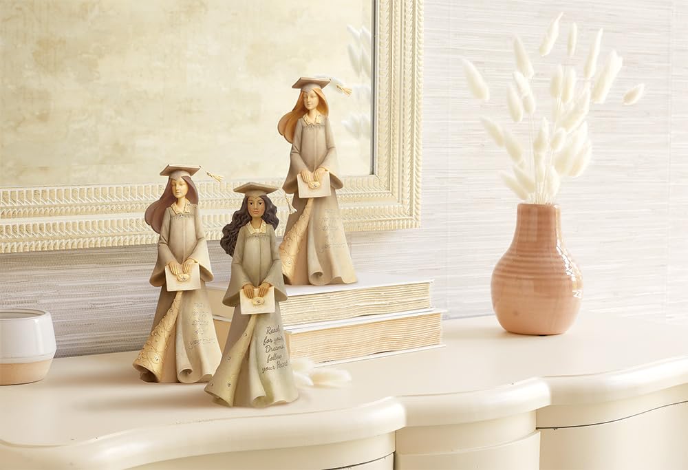 Foundations Graduation Girl Figurine 7.7in H