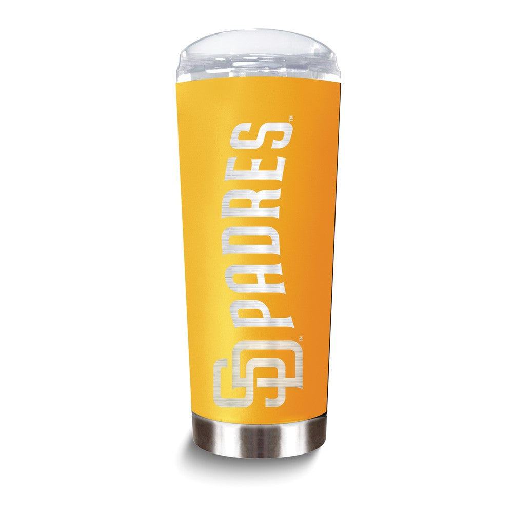 MLB San Diego Padres Stainless Steel 18 oz. Roadie Tumbler with Lid