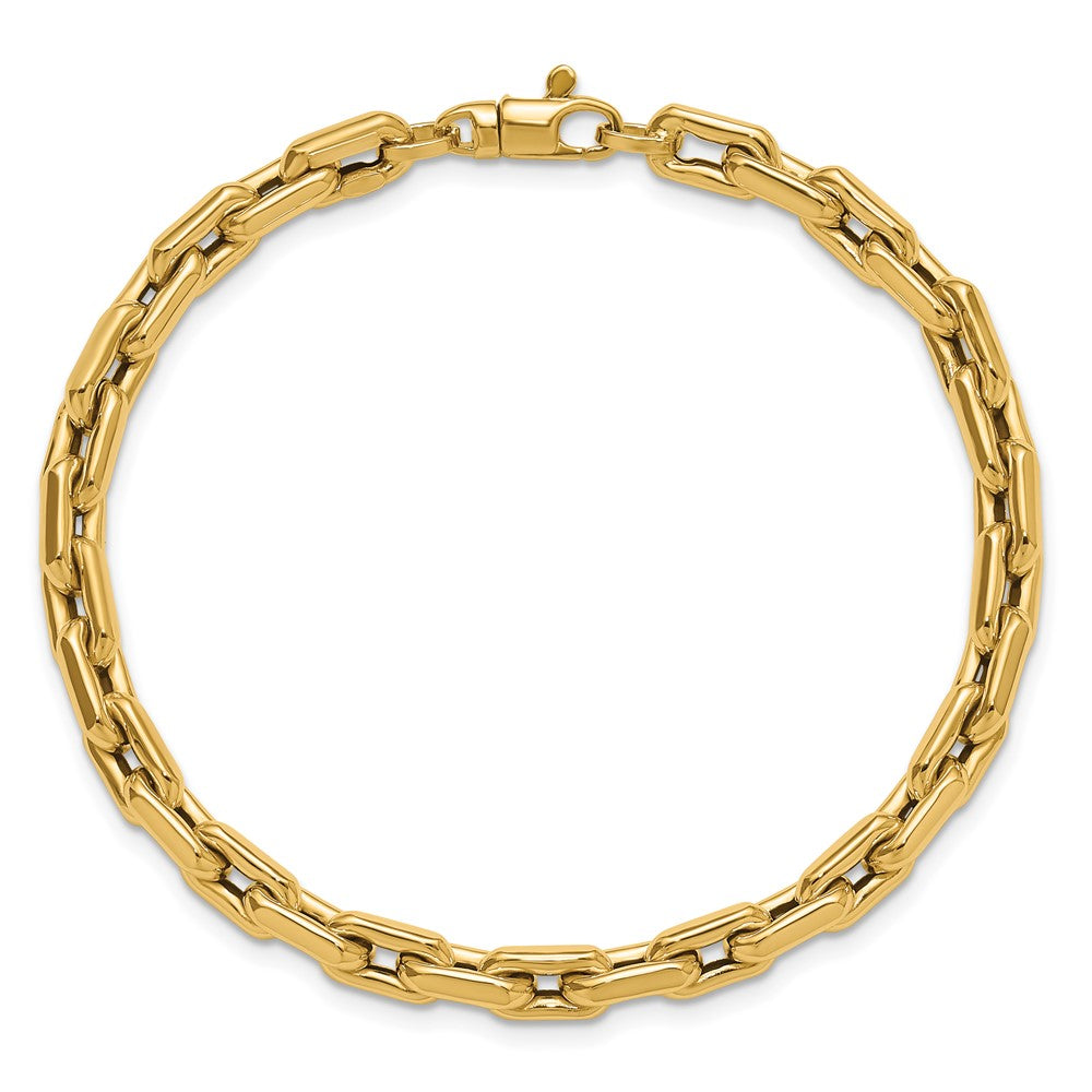 14K Polished Fancy Link Bracelet 7.5  inches