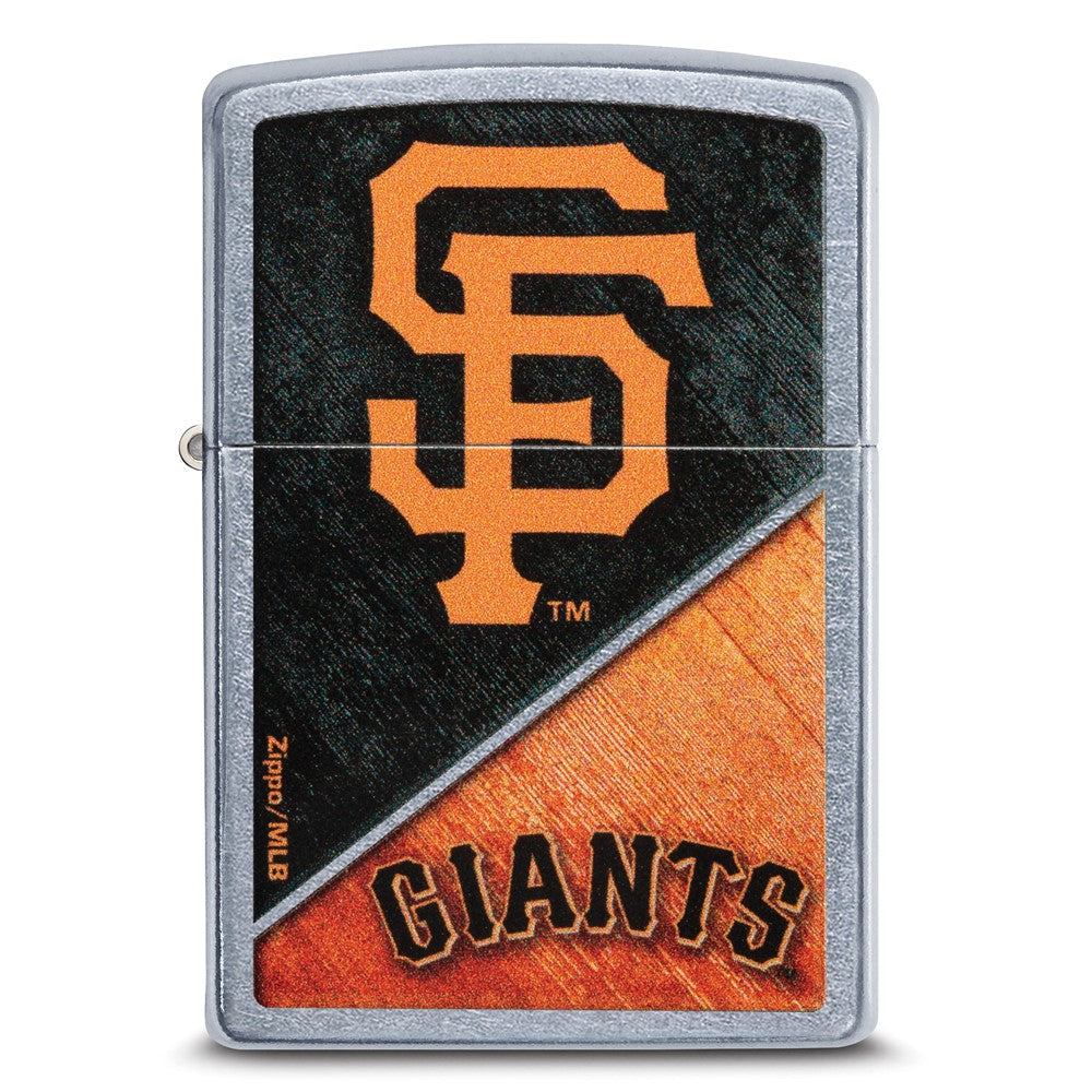 Zippo Street Chrome San Francisco Giants Color Image MLB Lighter