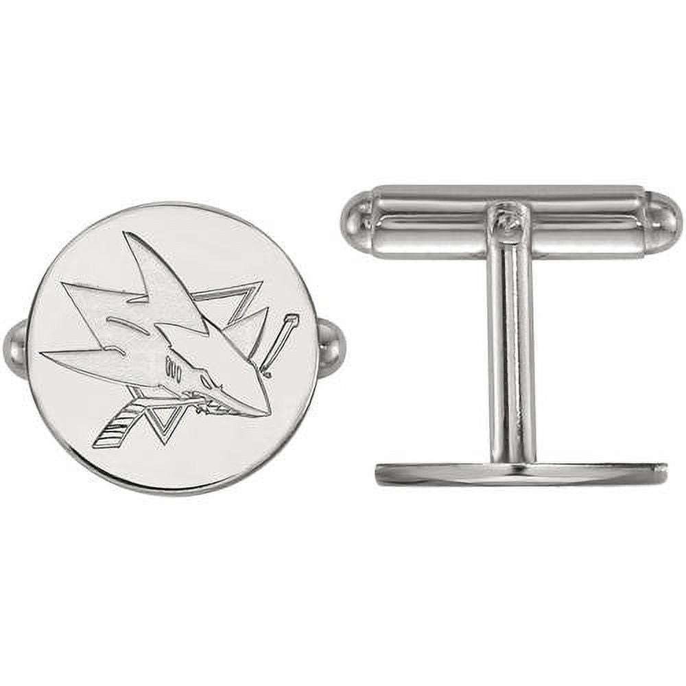 NHL San Jose Sharks Sterling Silver Cuff Links