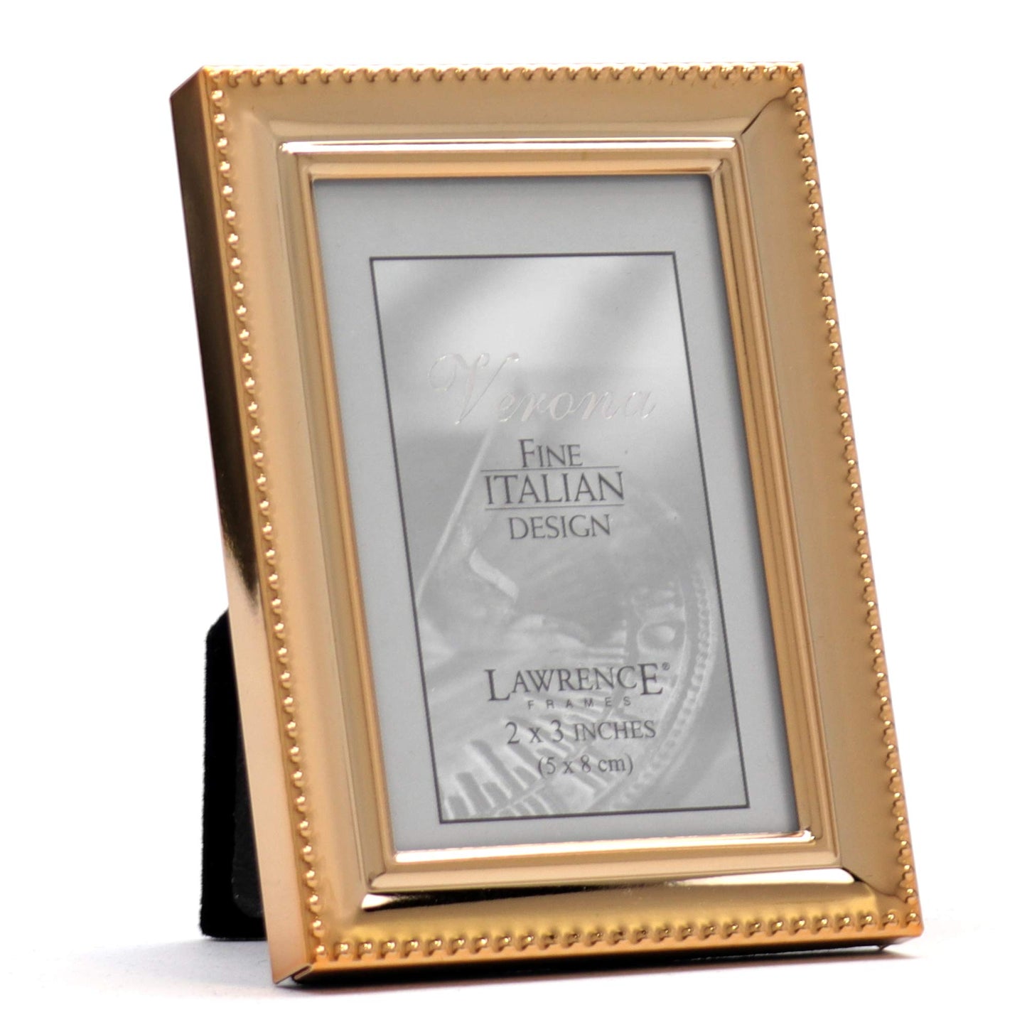 Lawrence Frames 2.72" x 3.7" Metal Picture Frame, Gold