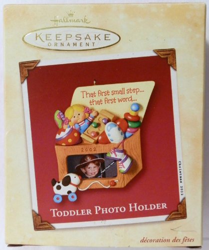 TODDLER PHOTO HOLDER 2002 HALLMARK KEEPSAKE ORNAMENT QX2856
