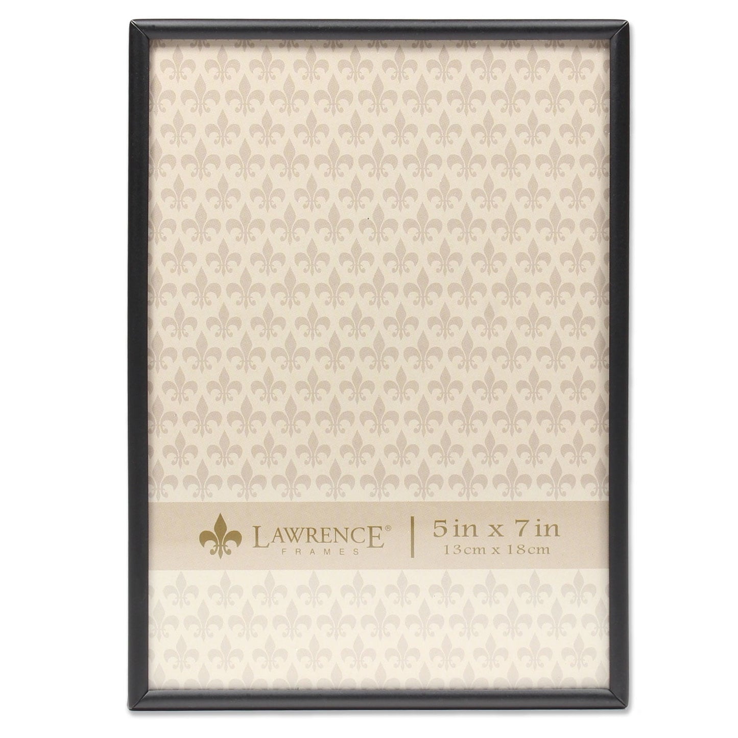 Lawrence Frames Metal Picture Frame, Black
