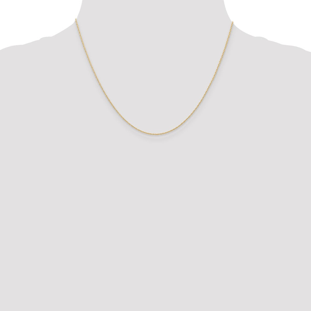 10k .6 mm Carded Cable Rope Chain