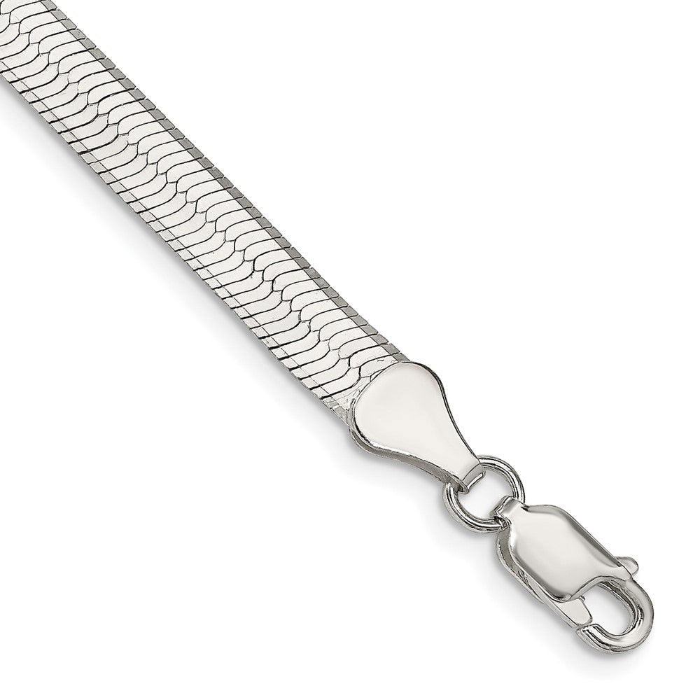 Sterling Silver 5.25mm Magic Herringbone Chain 8 inches