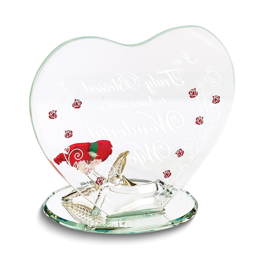 Glass Baron "Truly Blessed... Wife" Red