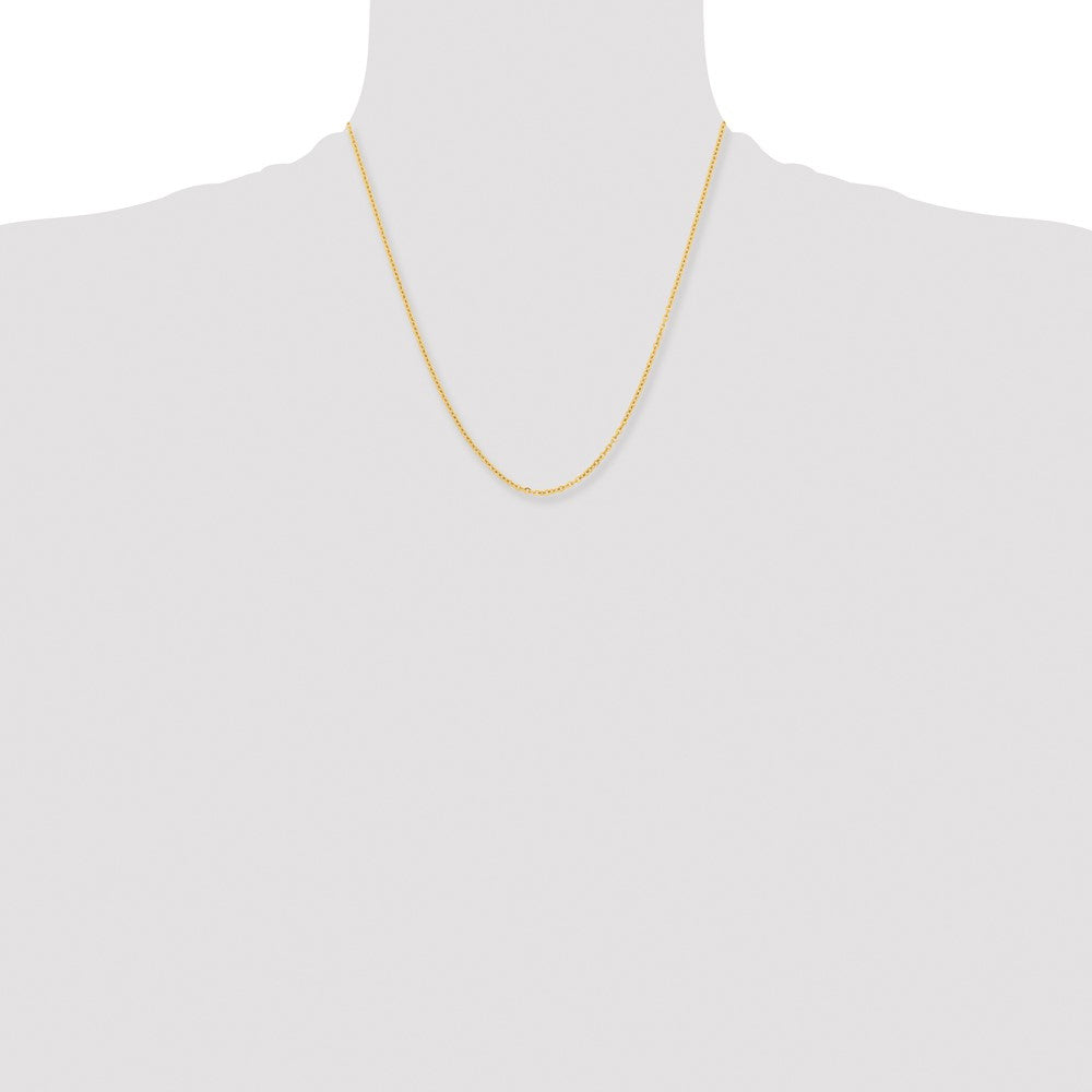 Stainless Steel Polished Yellow IP-plated 2.3mm 20in Cable Chain