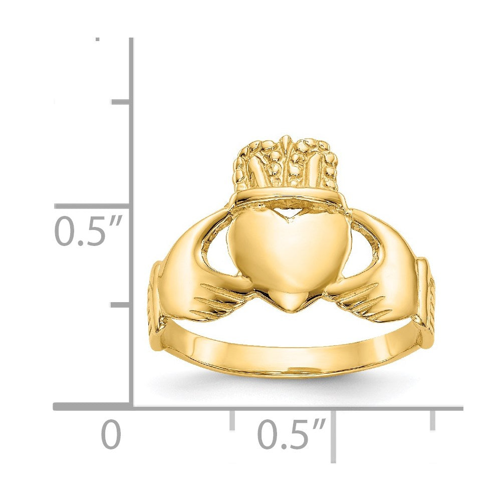 14k Ladies Claddagh Ring size 6