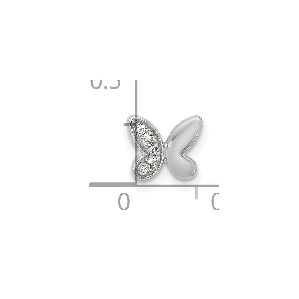 Stella & Dot 10kw Diamond Butterfly Charm Element