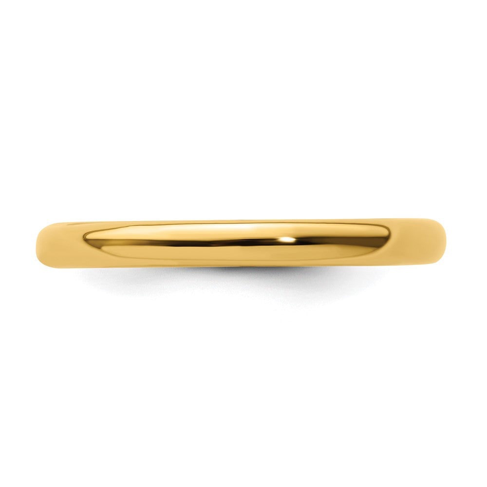 Sterling Silver Stackable Expressions Gold-plated Polished Ring Size -10