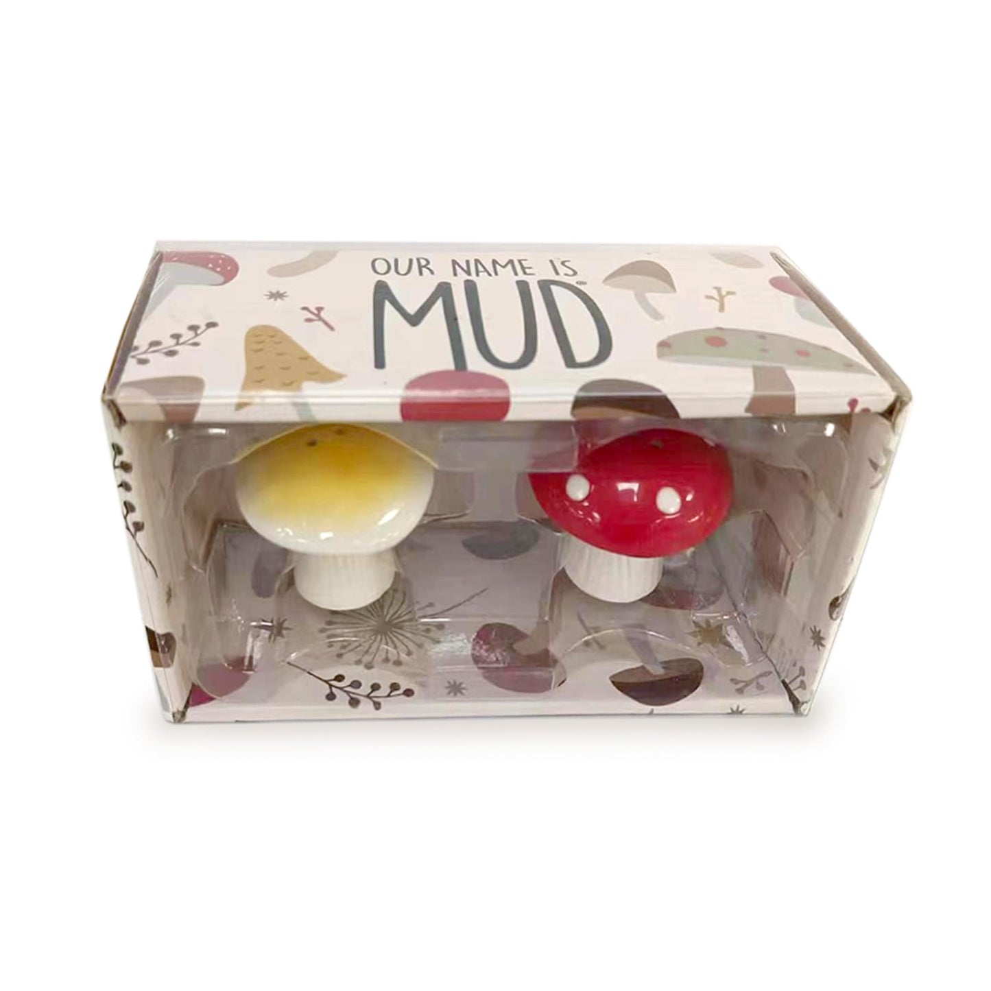 Our Name Is Mud Mushroom Salt and Pepper Shaker Set