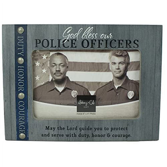 Cathedral Art Bless Our Police Officers Photo Frame, One Size, Multi