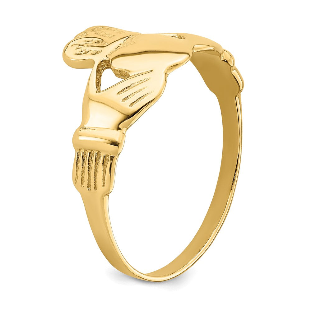 14k Men's Claddagh Ring Size 9.75