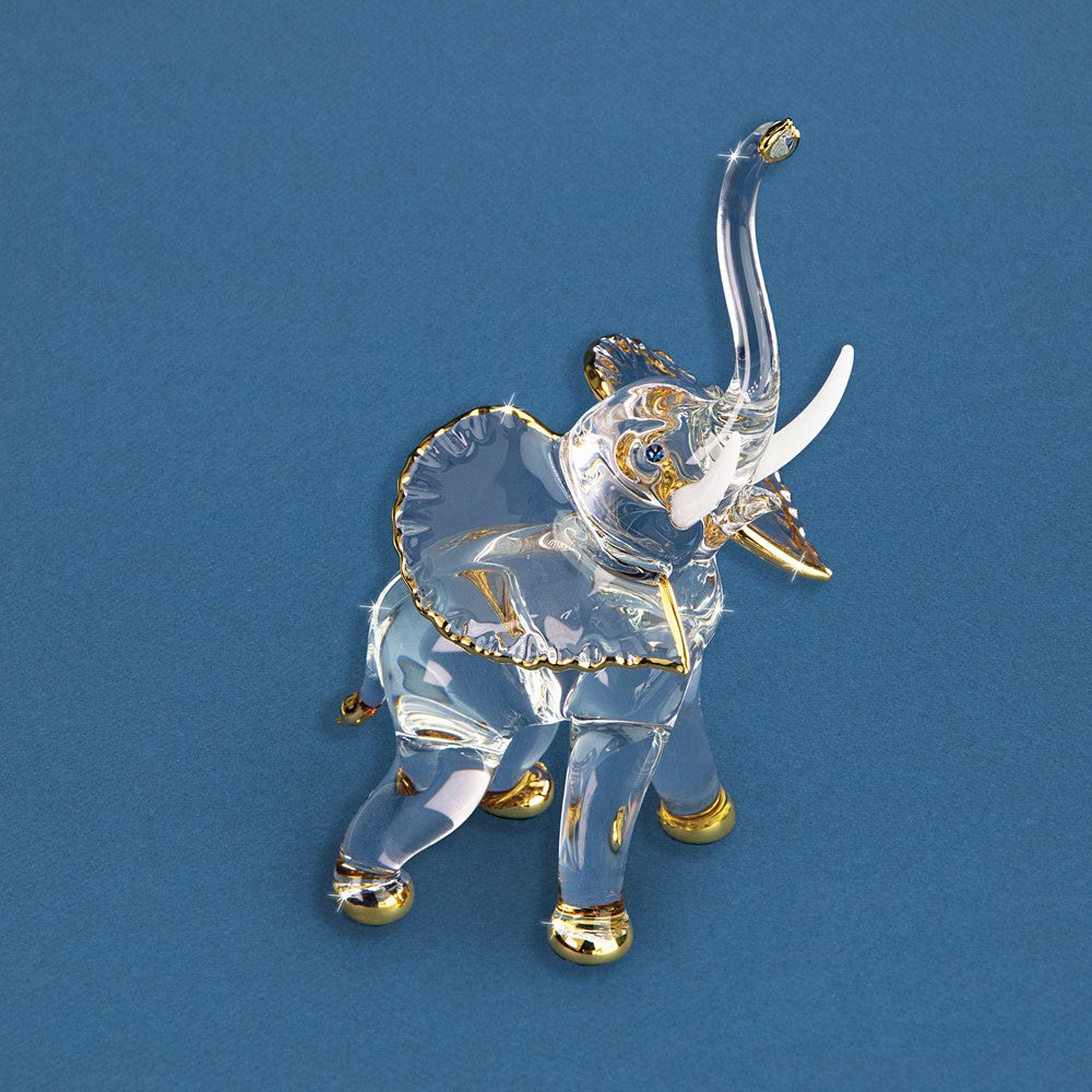Glass Baron Elephant Handcrafted Glass 1 ea